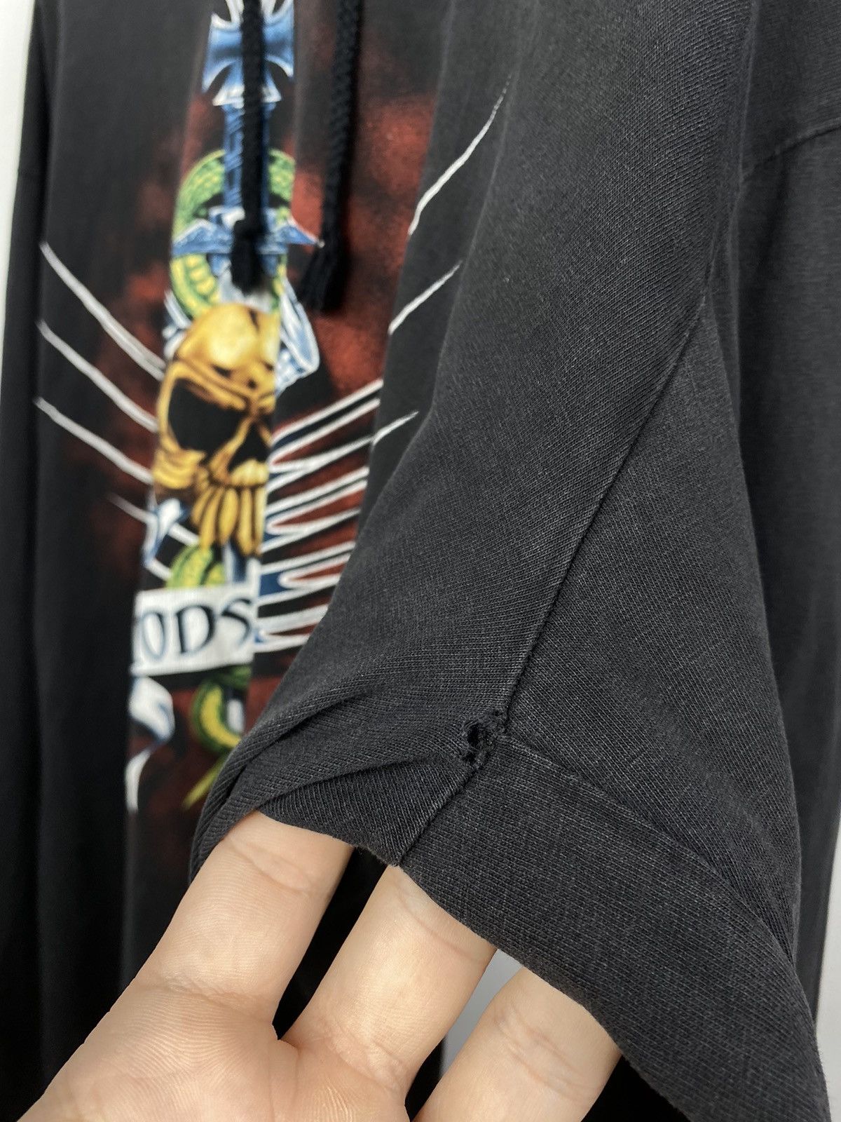 Band Tees × Vintage Vintage 90s Faded Godsmack hoodie Metal Deftones Size US XL / EU 56 / 4 - 5 Thumbnail