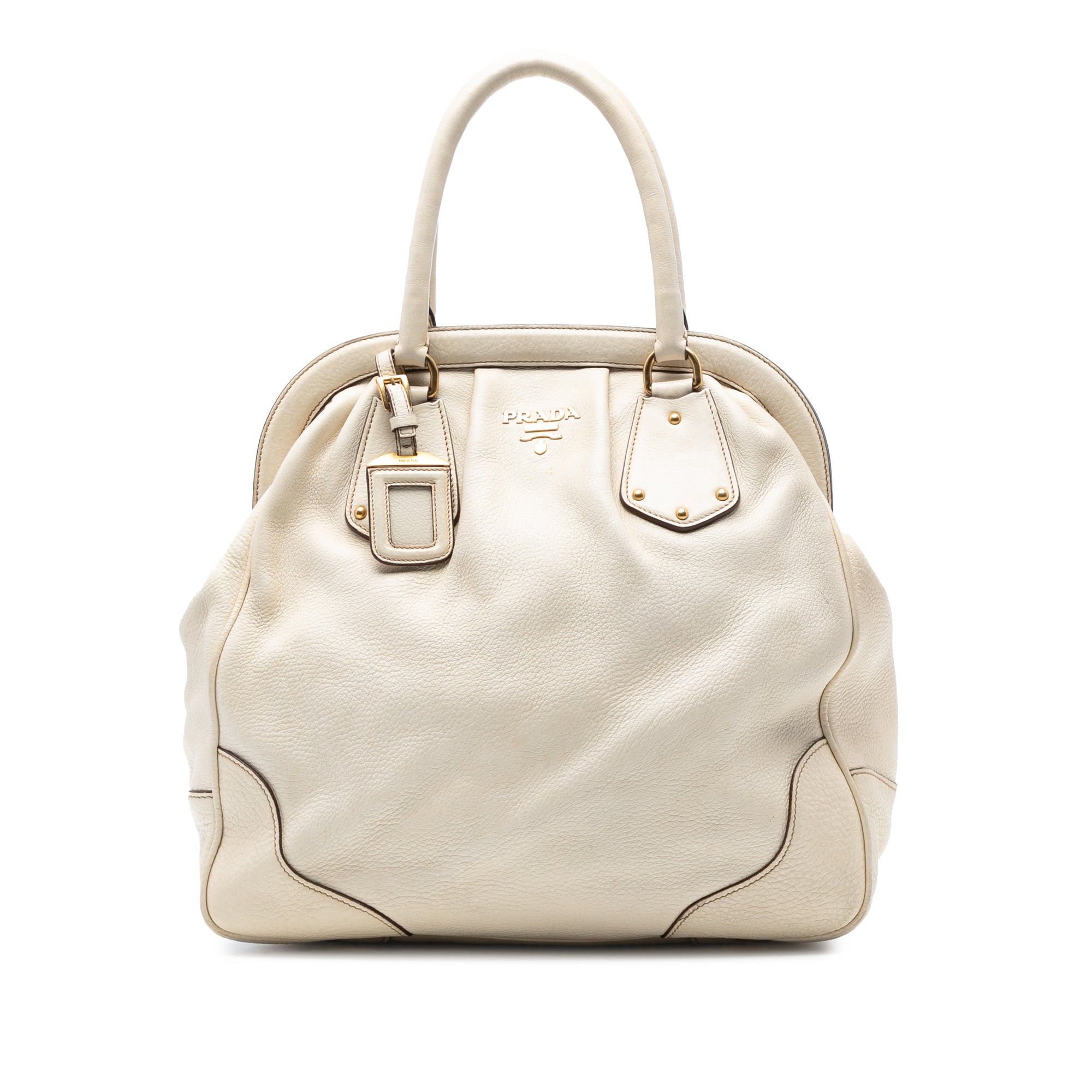 Prada Vitello Daino Frame Tote Size ONE SIZE - 1 Thumbnail
