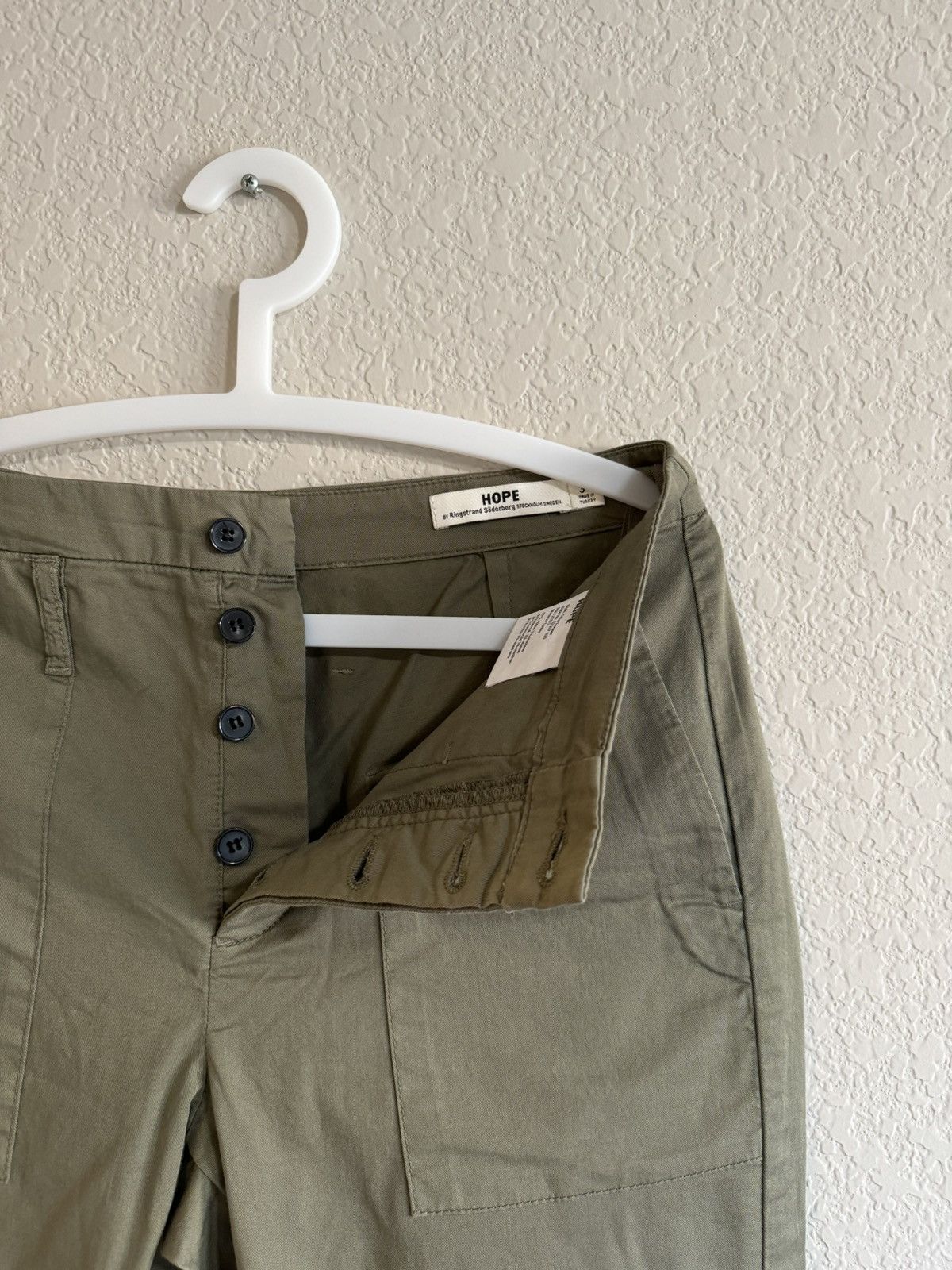 Hope Hope Stockholm “Tribe” Cotton Blend Trouser Pant Size 27" / US 4 / IT 40 - 4 Thumbnail