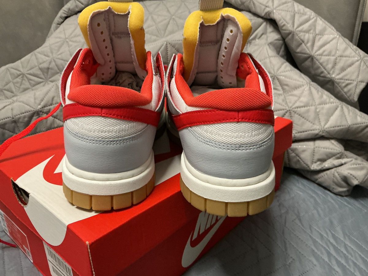 Nike Nike Air Dunk Jumbo - new with box - white/red - size 11.5 Size US 11.5 / EU 44-45 - 13 Thumbnail