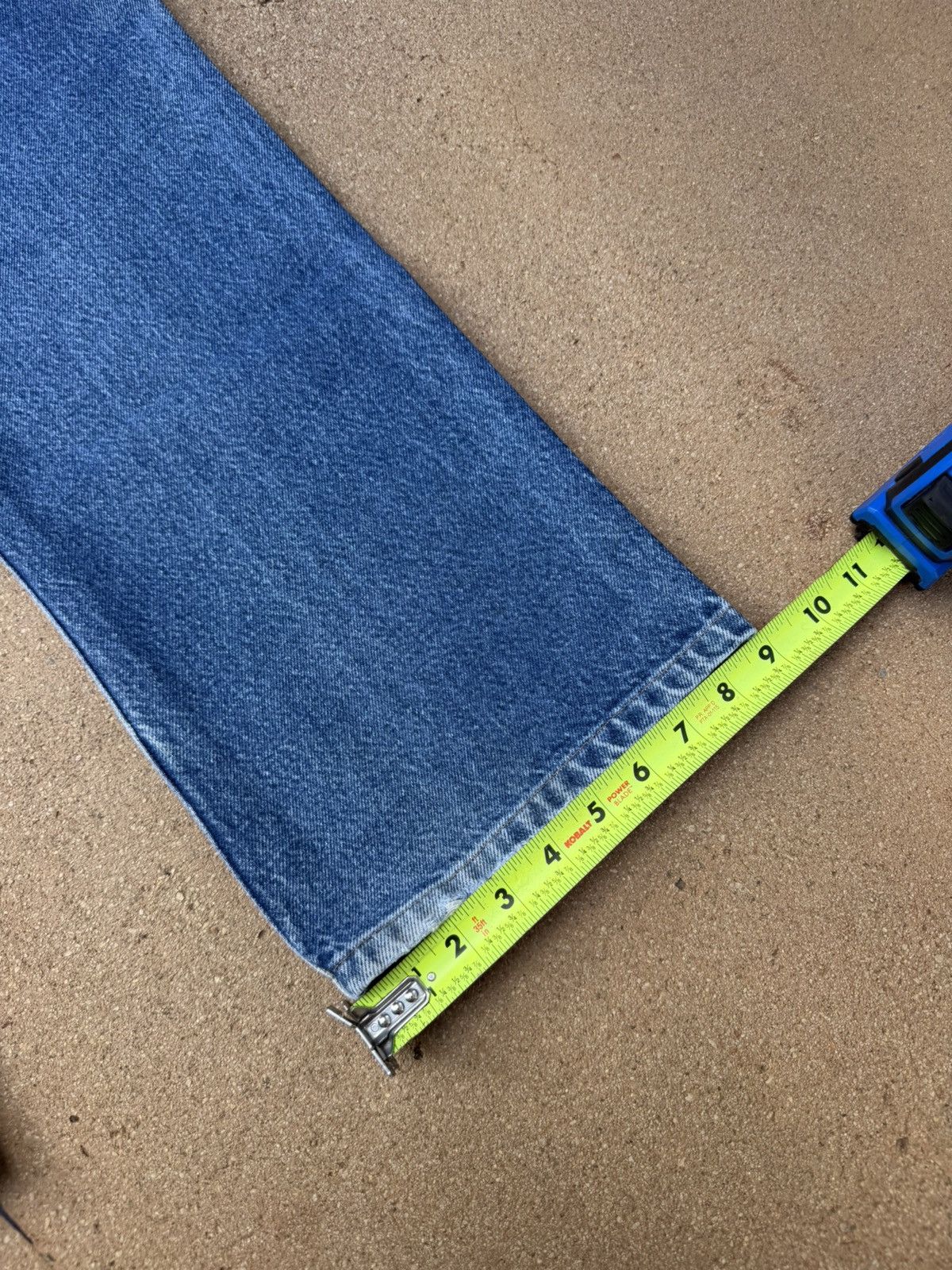Levi's Vintage 90’s Levi’s 517 Orange Tab Bootcut Flare Jeans 35x30 Size US 35 - 11 Thumbnail