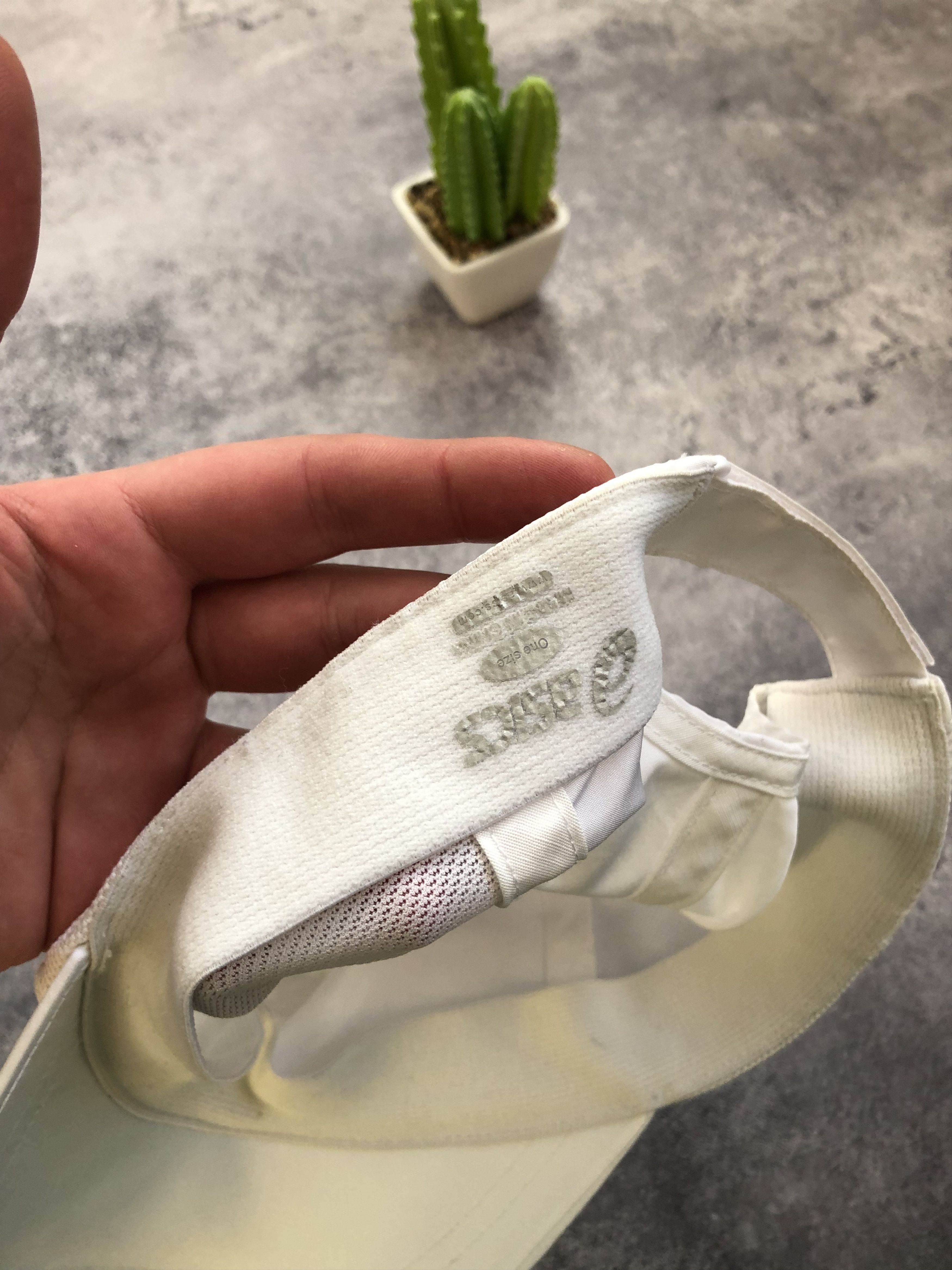 Asics ASICS White Streetwear Mini Logo Minimalistic Hype Cap Size ONE SIZE - 7 Thumbnail