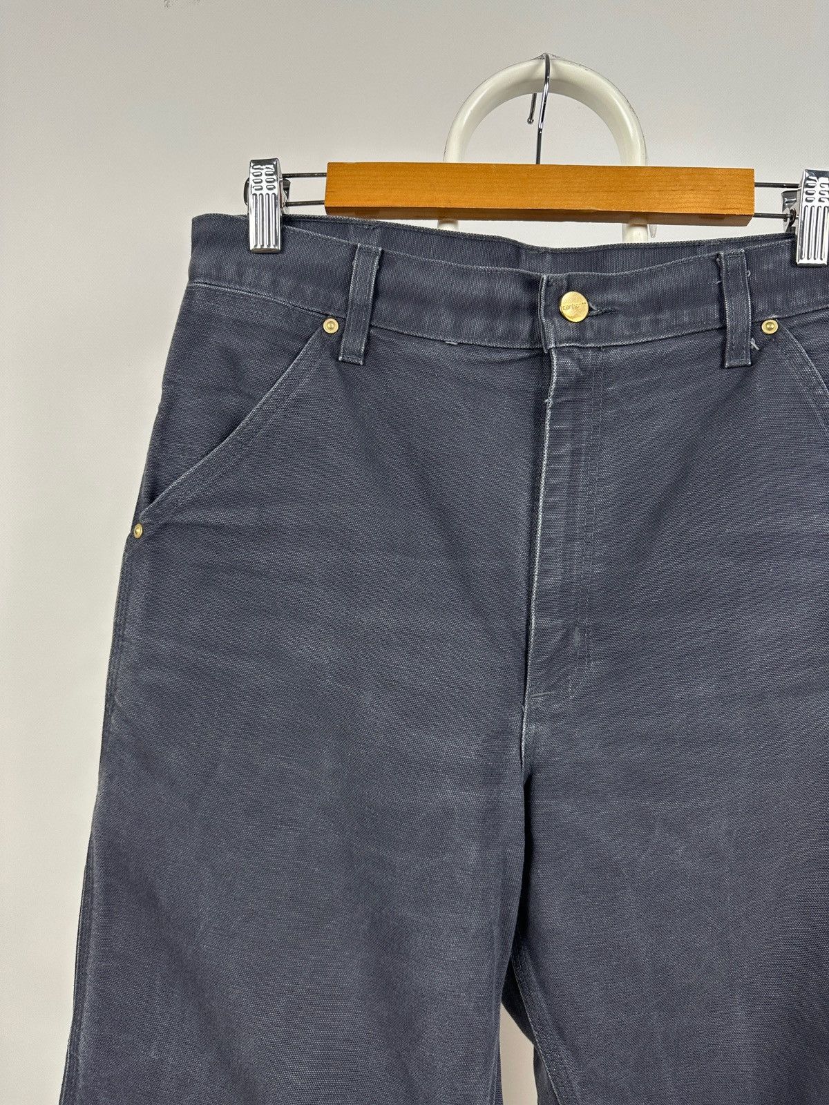 Carhartt Vintage Carhartt Gray Single Knee Cargo Pants Size US 32 / EU 48 - 13 Thumbnail
