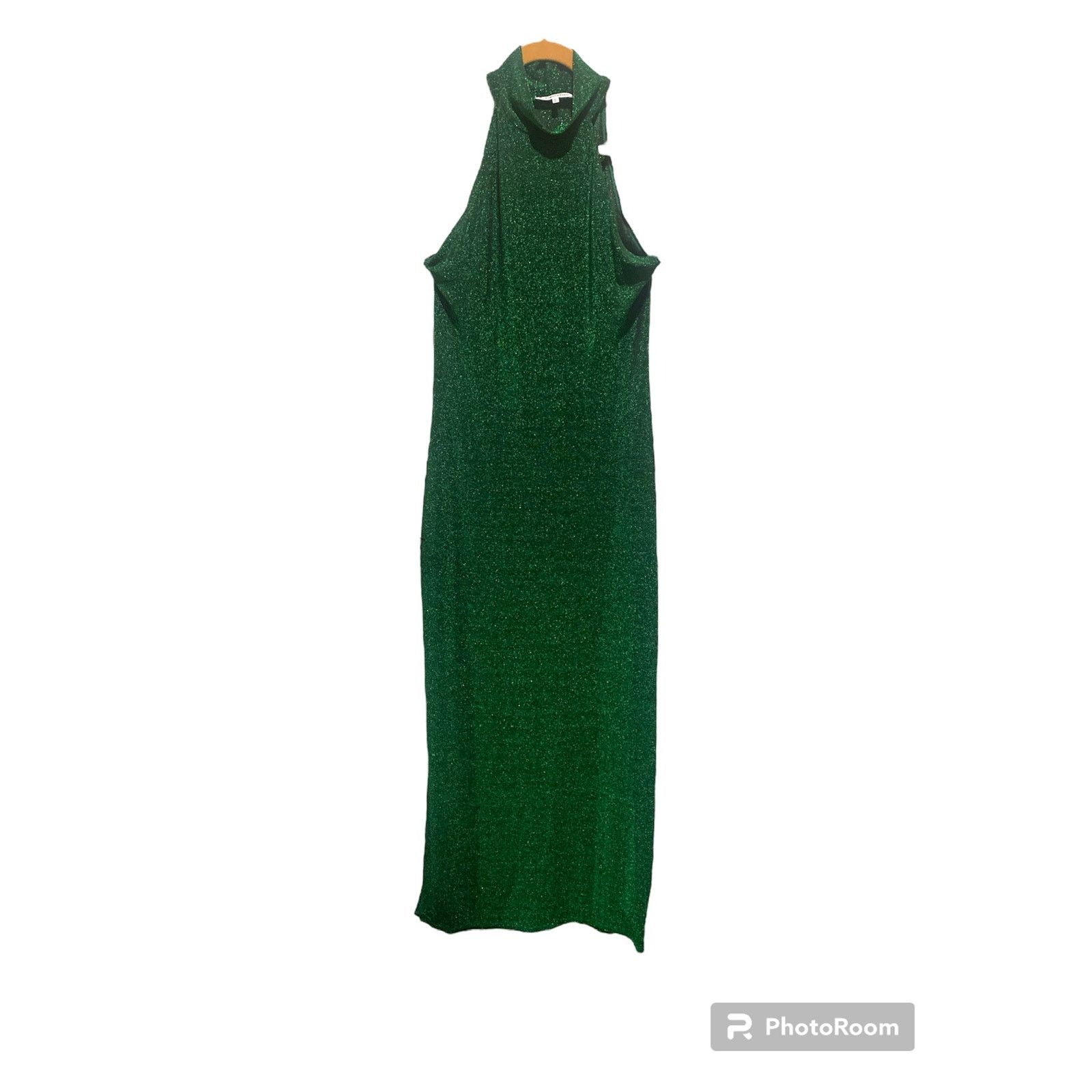 Reformation Reformation Argentia Knit Dress Green Emerald Sparkles XL Size XL / US 12-14 / IT 48-50 - 1 Thumbnail