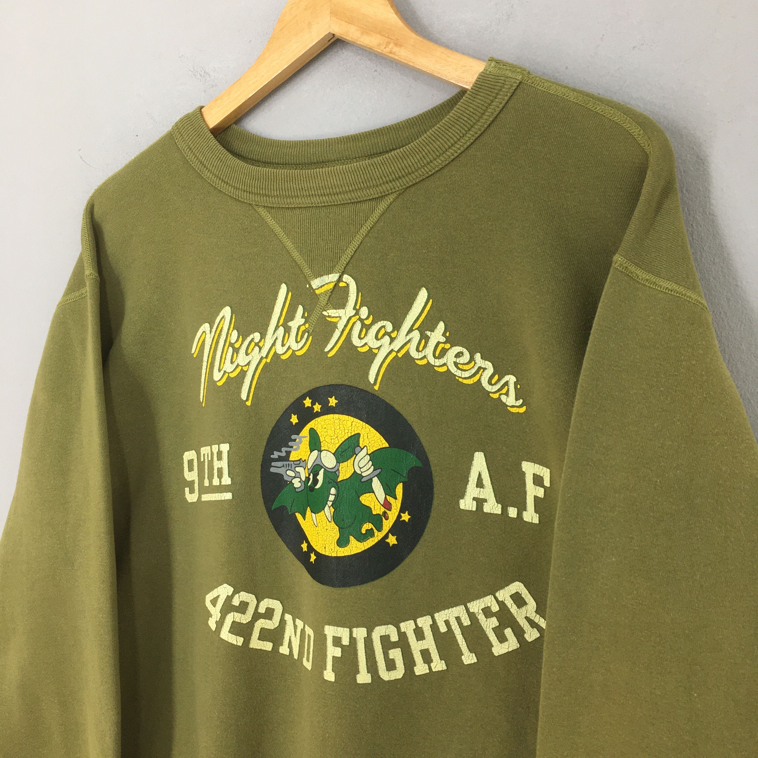 Buzz Rickson's × Japanese Brand × The Real McCoy's Vintage 90's Buzz Rickson Japan Sweatshirt Medium Size US M / EU 48-50 / 2 - 3 Thumbnail
