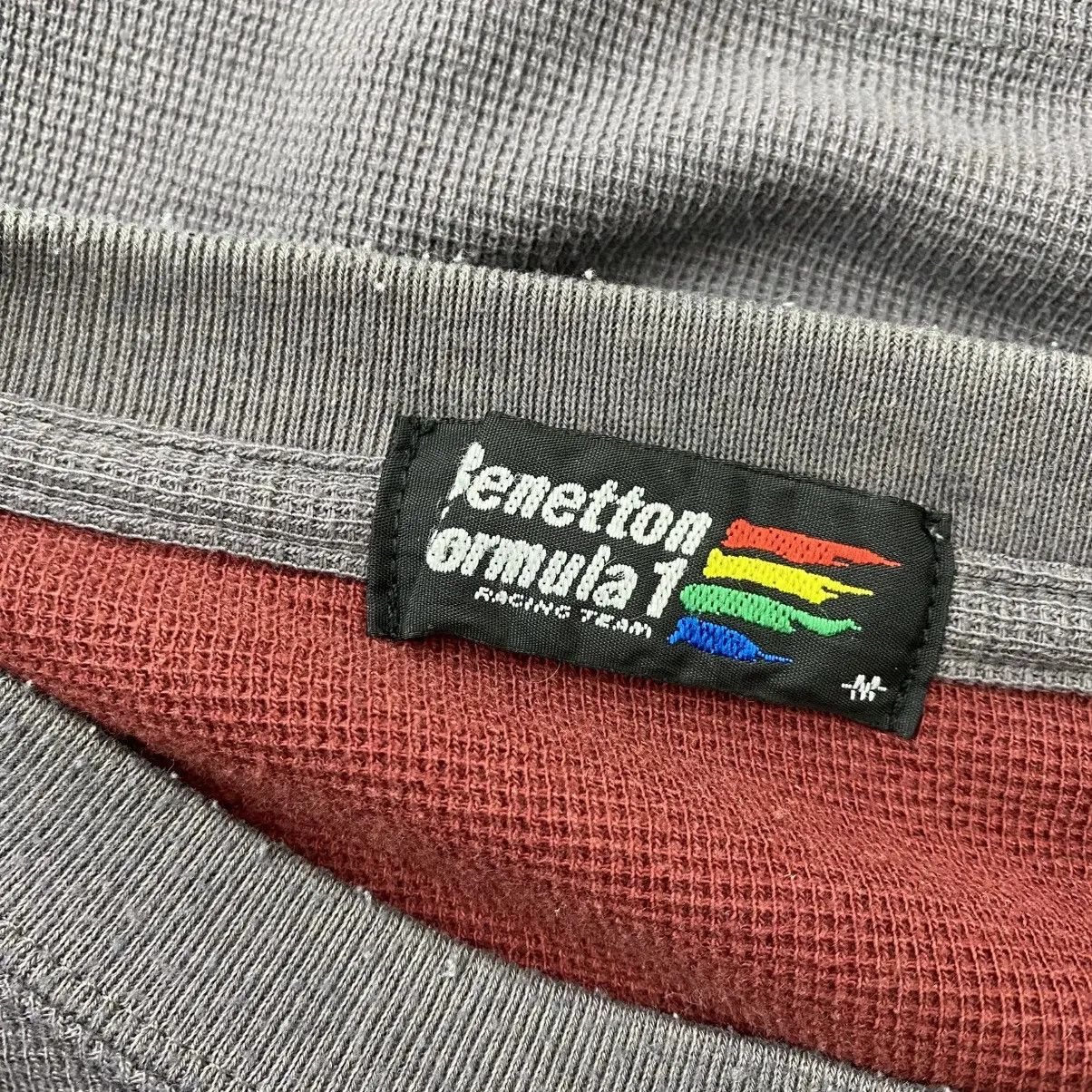 Benetton Vintage BENETTON FORMULA 1 Racing Team Tee Shirt Top Long Size US M / EU 48-50 / 2 - 6 Thumbnail