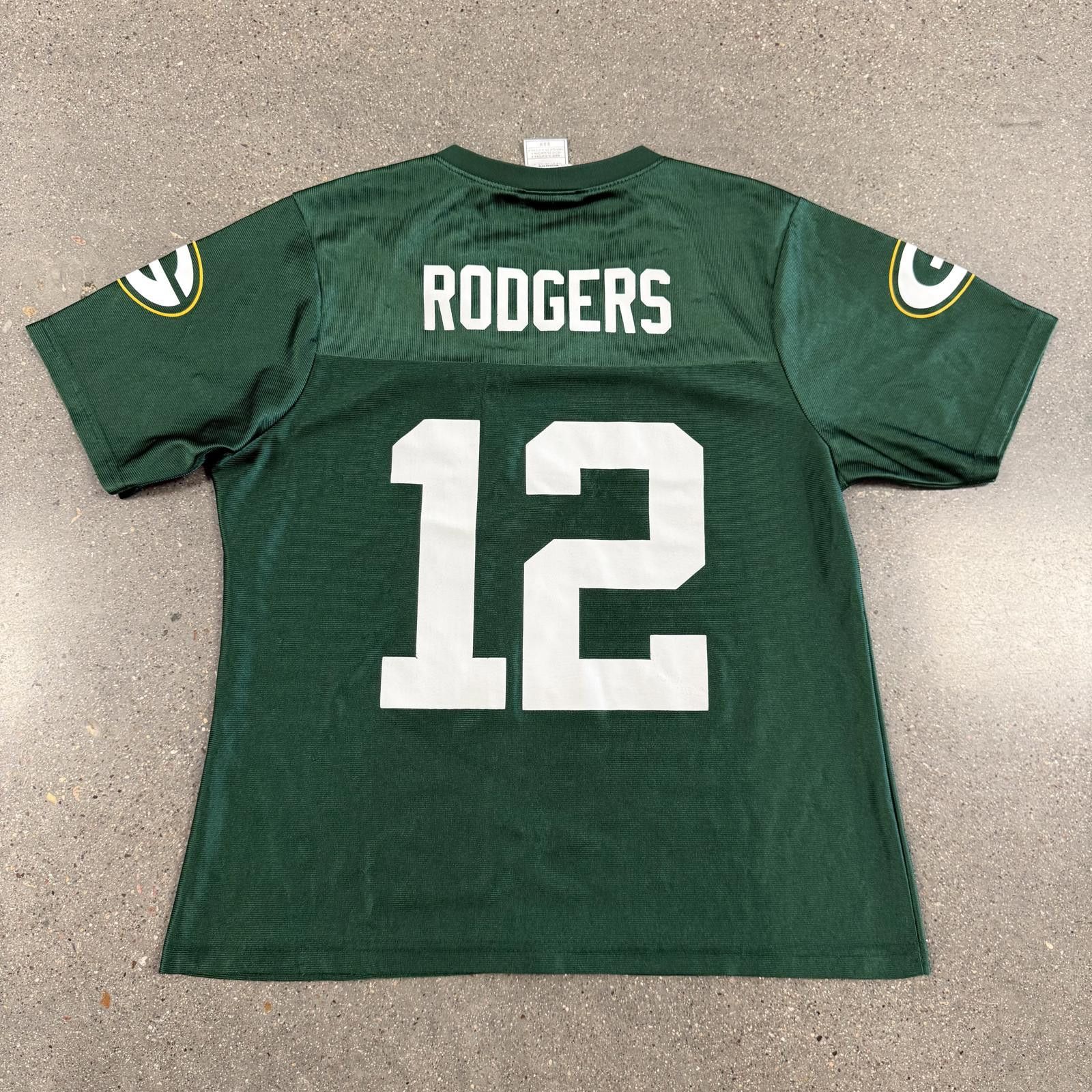 Designer Women's Aaron Rodgers 12 Green Bay Packers NFL Jersey S Size ONE SIZE - 6 Thumbnail