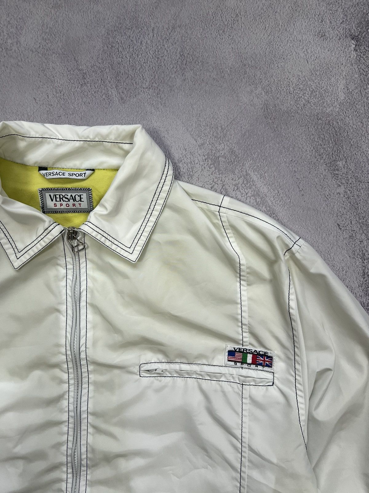 Versace Vintage Versace Sport Harington Bomber Jacket Mens XL Size US XL / EU 56 / 4 - 4 Thumbnail