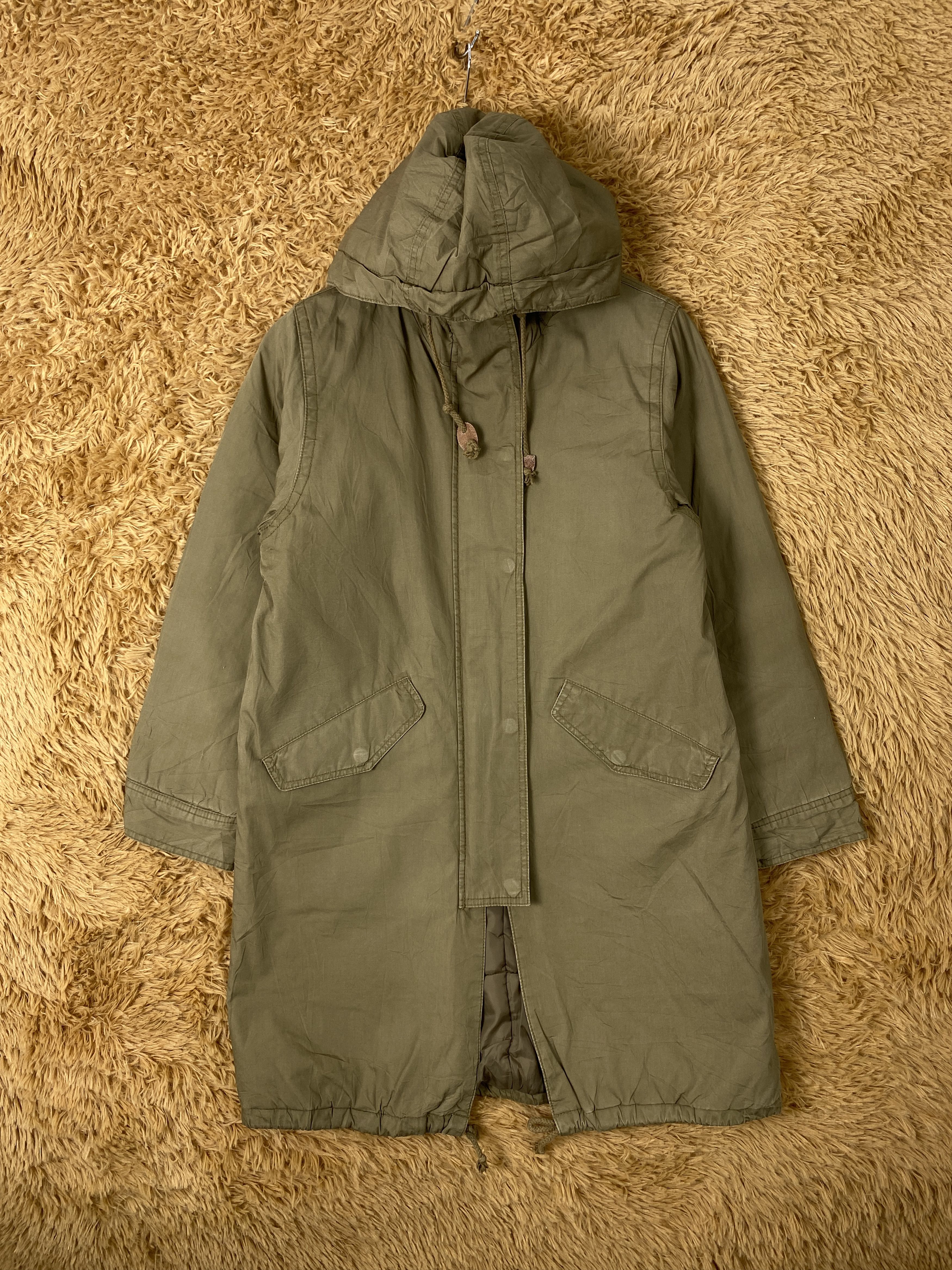 image of Vintage Samansa Mos2 Hoodie Parkas Jacket in Brown, Men's (Size Small)