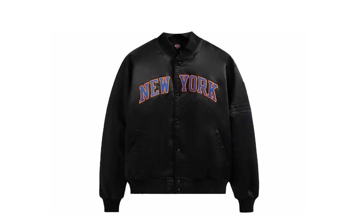 Kith Kith x MLB Los Angeles Dodgers Satin Bomber | Grailed