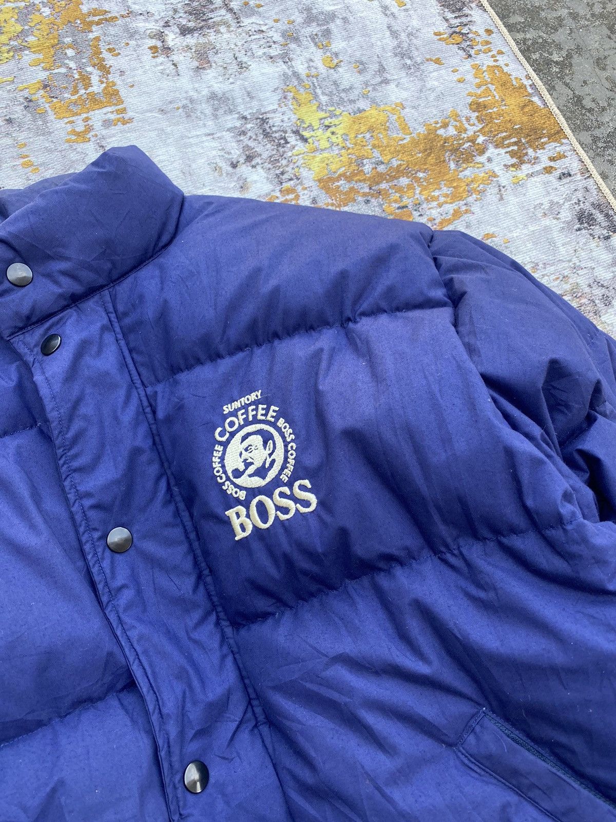 Vintage Vintage Suntory Boss Coffee Puffer Jacket Size US L / EU 52-54 / 3 - 3 Thumbnail