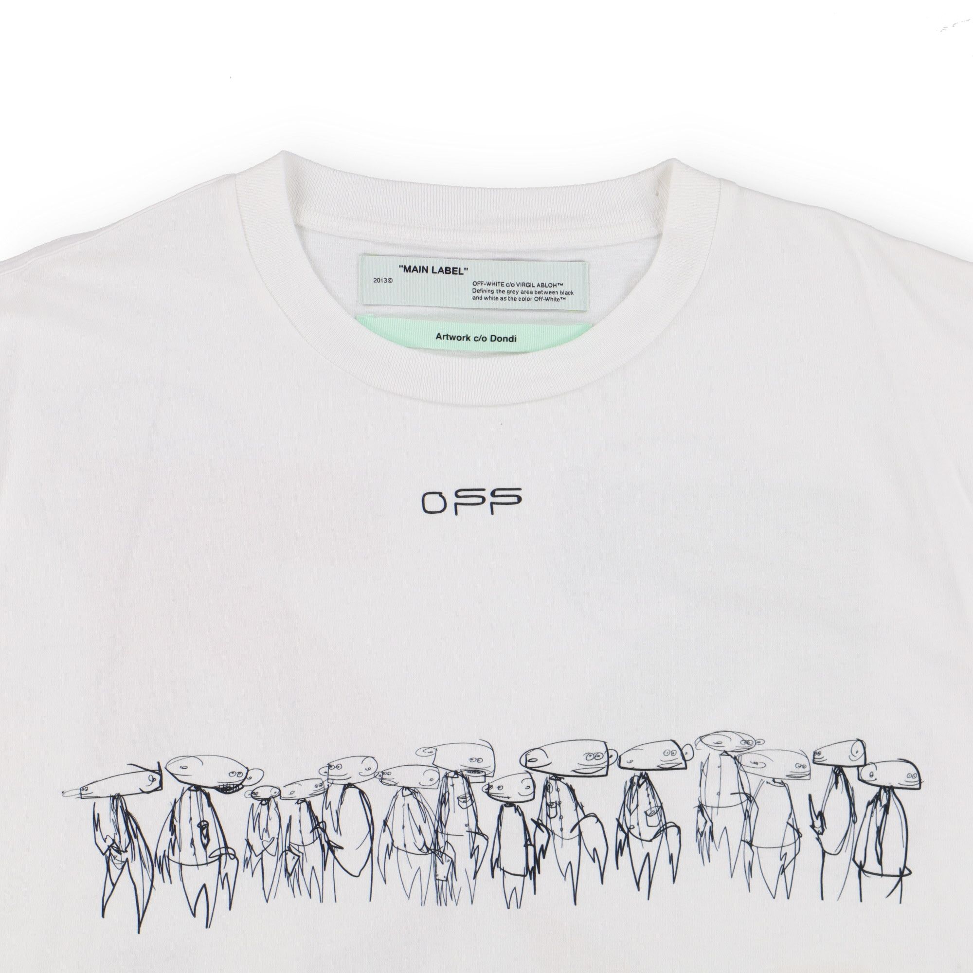 Futura × Off-White White Atoms Arrows Oversized T-Shirt Size US M / EU 48-50 / 2 - 6 Thumbnail