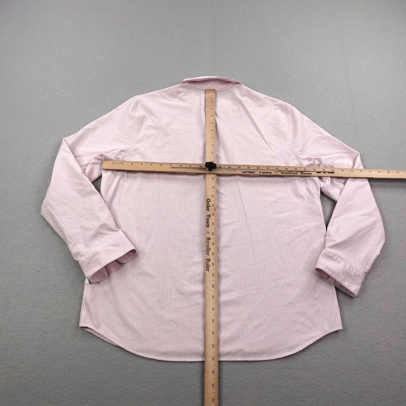 Lululemon Lululemon Shirt Button-Up Long Sleeve Men Large Pink Striped Performance Breathable Casual Workwear Mens Size US M / EU 48-50 / 2 - 4 Thumbnail