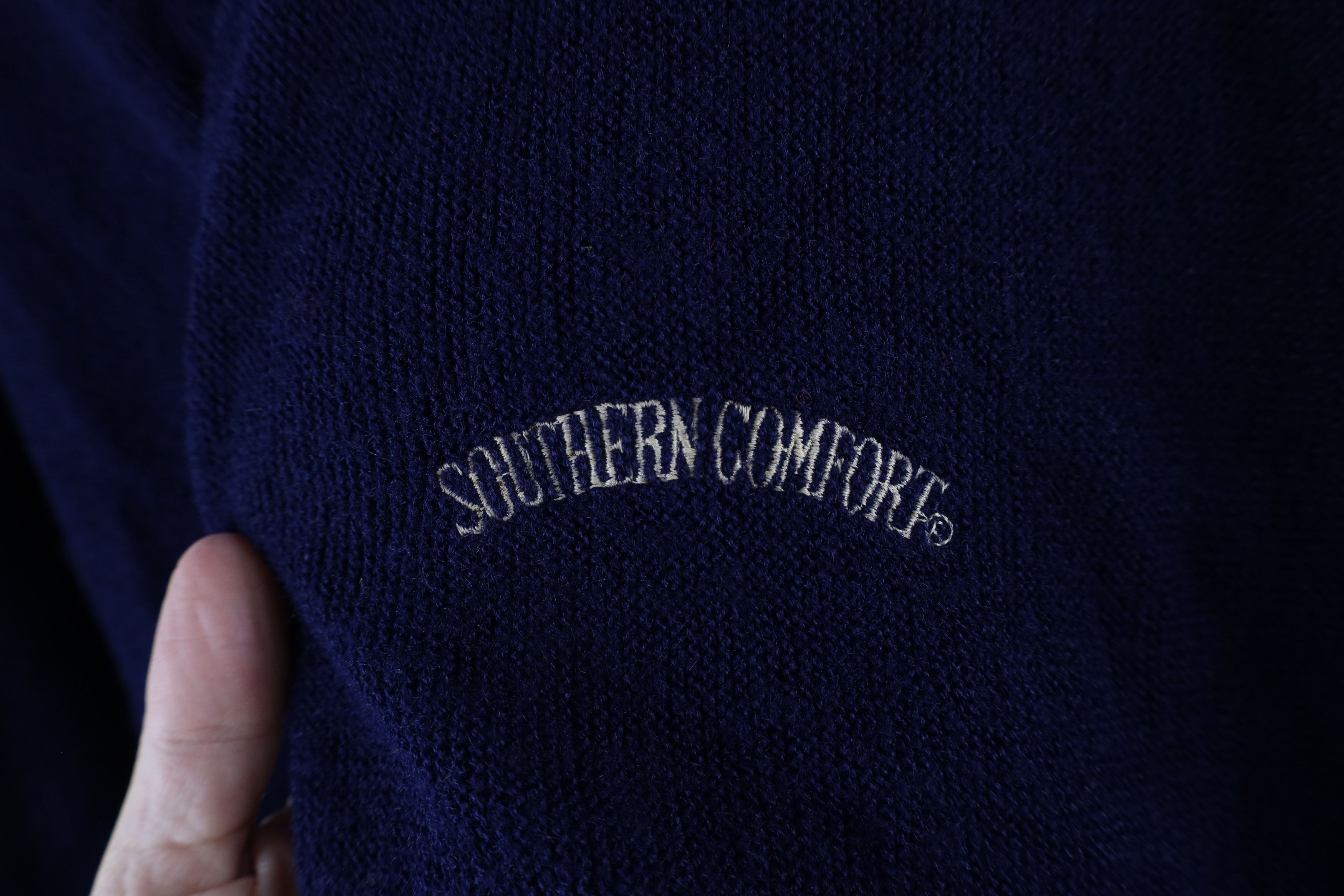 Vintage Vintage 70s Spell Southern Comfort Whiskey Cardigan Sweater Size US XXL / EU 58 / 5 - 4 Thumbnail