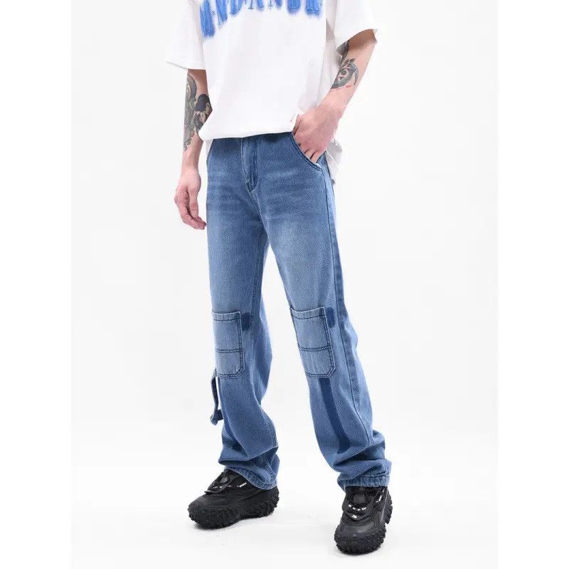 Japanese Brand × Jean Retro loose high street pocket jeans Size US 32 / EU 48 - 1 Thumbnail