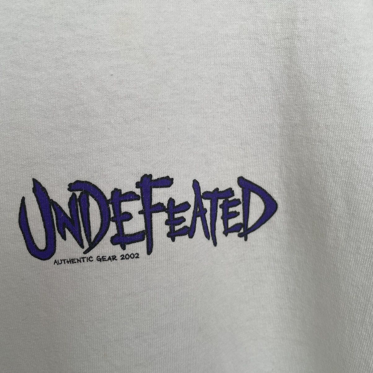 Undefeated × Vintage Vintage 2002 Undefeated Authentic Gear Streetwear Tee Size US XXL / EU 58 / 5 - 8 Thumbnail