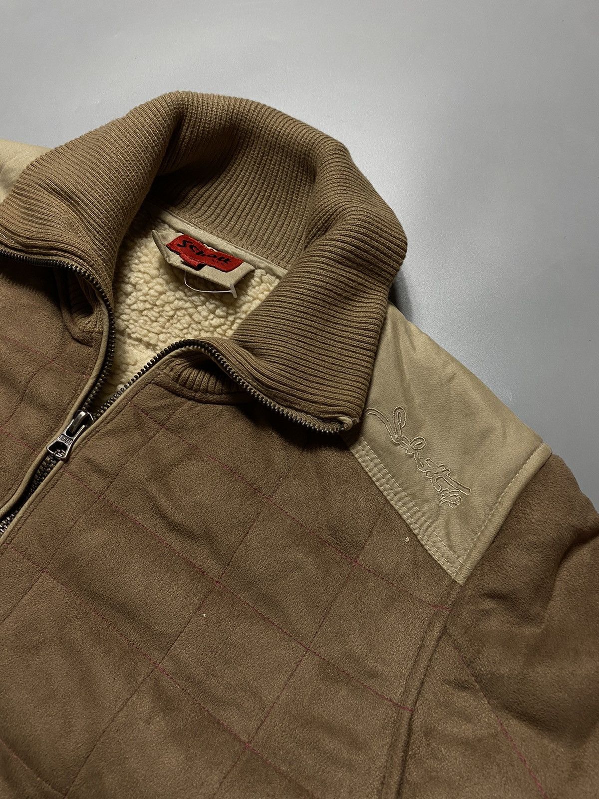 Schott Schott USA M-1 suede bomber jacket Size US S / EU 44-46 / 1 - 5 Thumbnail