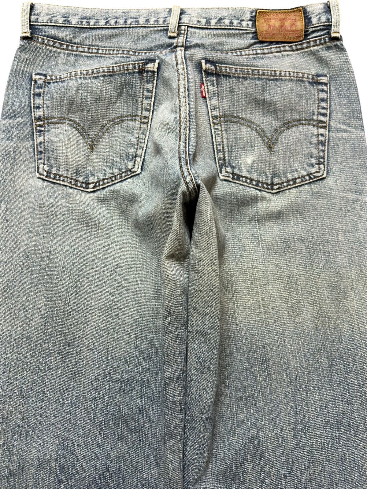 Levi's Vintage Clothing Vintage Levi’s 502 Straight Loose Faded Distressed Denim Size US 34 / EU 50 - 5 Thumbnail