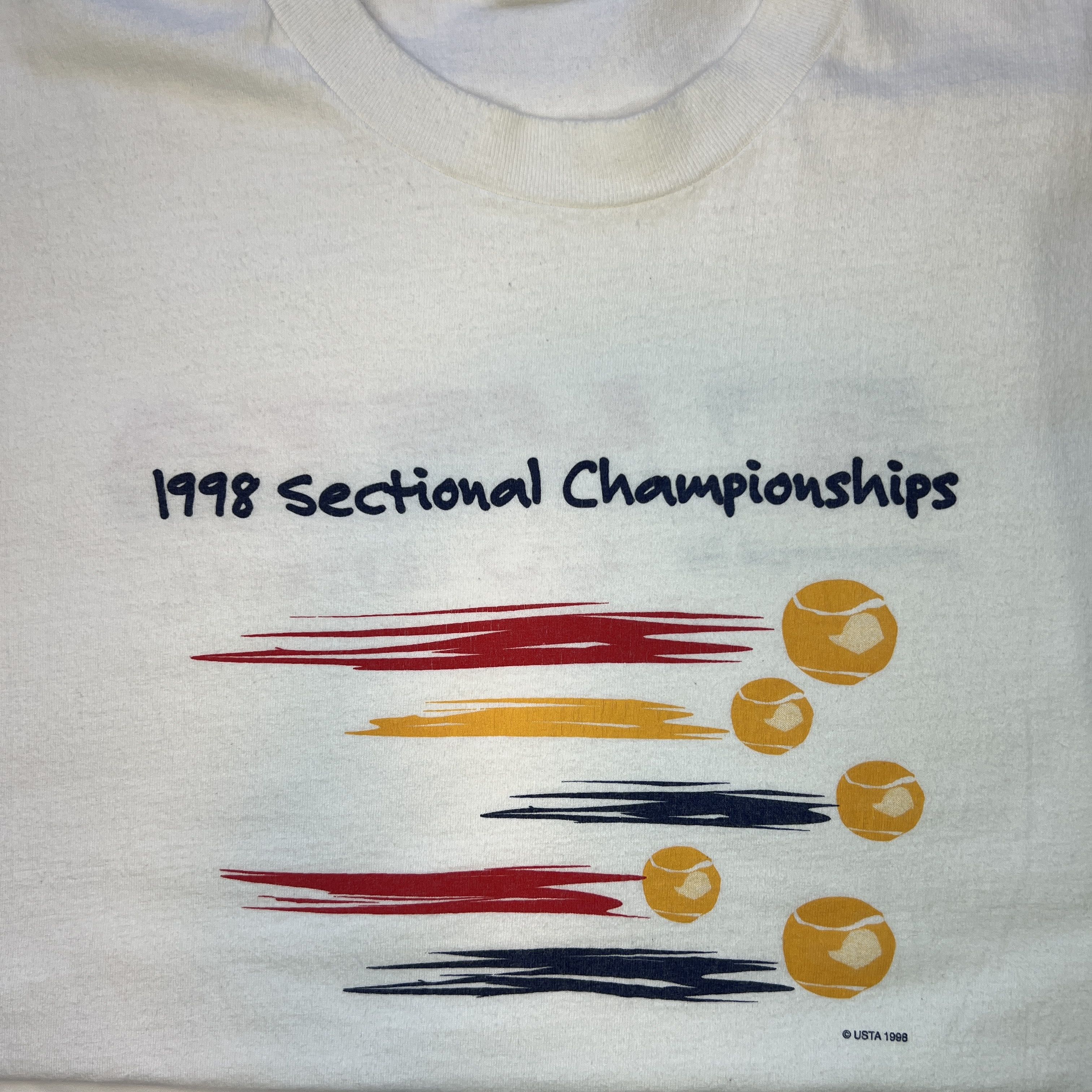 USA Olympics Vintage 1998 UTSA Sectional Championships T-Shirt Size US XL / EU 56 / 4 - 5 Thumbnail