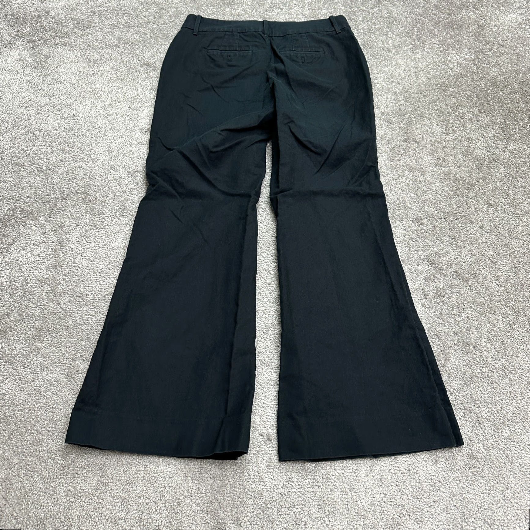 Banana Republic Banana Republic Flare Leg Dress Pants Womens 2S Black Mid Rise 30x28 Classic Workwear Size 26" / US 2 / IT 38 - 2 Thumbnail