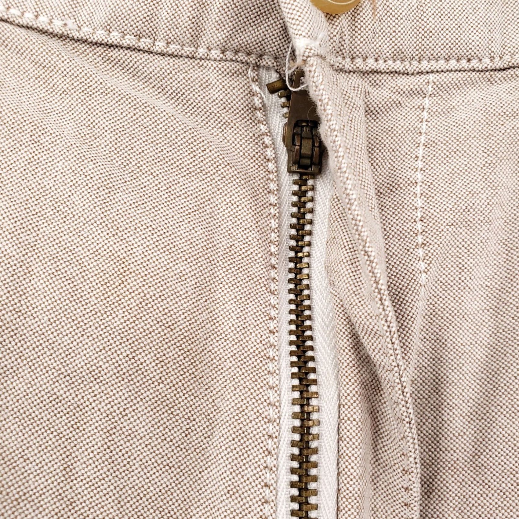 Chaps Chaps Bermuda Shorts Mens 34 Beige Cotton Flat Front Zip Closure Pockets Casual Travel Bermuda Color Beige Mens Size US 35 - 4 Thumbnail