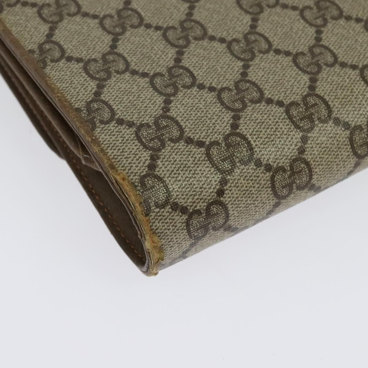 Gucci GUCCI GG Supreme Shoulder Bag Pvc Beige Gold 94 02 050 Size ONE SIZE - 12 Thumbnail