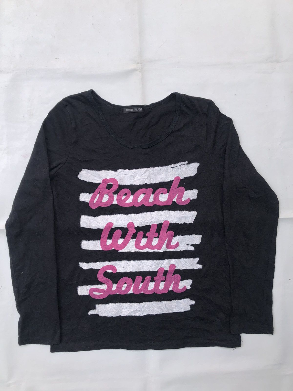 Hysteric Glamour JAPANESE POEM BEACH WITH SOUTH LONGSLEEVE TEE Size US M / EU 48-50 / 2 - 1 Thumbnail