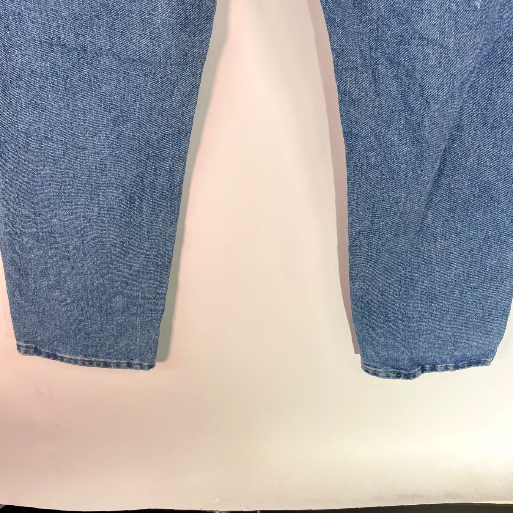Wrangler Wrangler Jeans Main Selling Point: Wrangler Mid Rise Flat Front Denim Jeans - 38X32 - Blue - Regular - 100% Cotton - Men Size US 38 / EU 54 - 7 Thumbnail