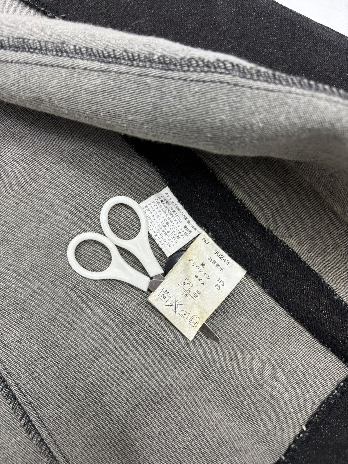 If Six Was Nine × Japanese Brand × Le Grande Bleu (L.G.B.) RARE❤️‍🔥TOKYO NUDY BEAUTY BLACK DENIM BLAZER JACKET 3 BUTTON Size US M / EU 48-50 / 2 - 12 Thumbnail