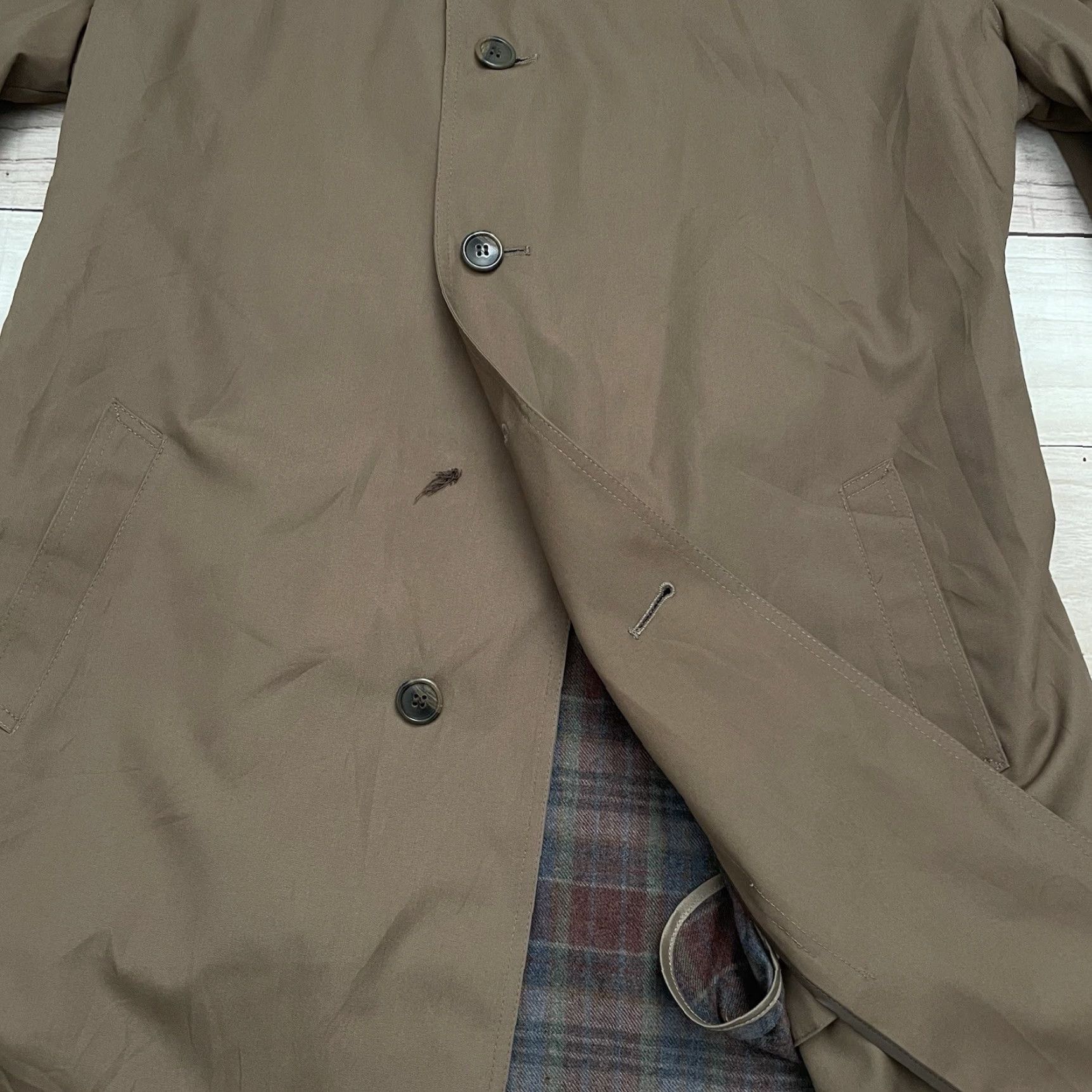 Vintage VINTAGE Misty Harbor Trench Coat Mens 44 Long Belted Lined Read Brown 90s 80s Classic United States Mens Size US S / EU 44-46 / 1 - 2 Thumbnail