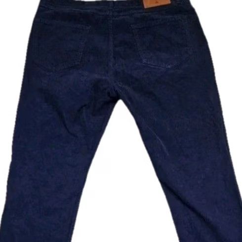 Brooks Brothers Brooks Brothers Corduroy Jeans Slim 36x32 Men Navy Blue 5-Pocket Stretch Solid Jeans Shirt Style 90s Preppy Mens Size US 36 / EU 52 - 6 Thumbnail