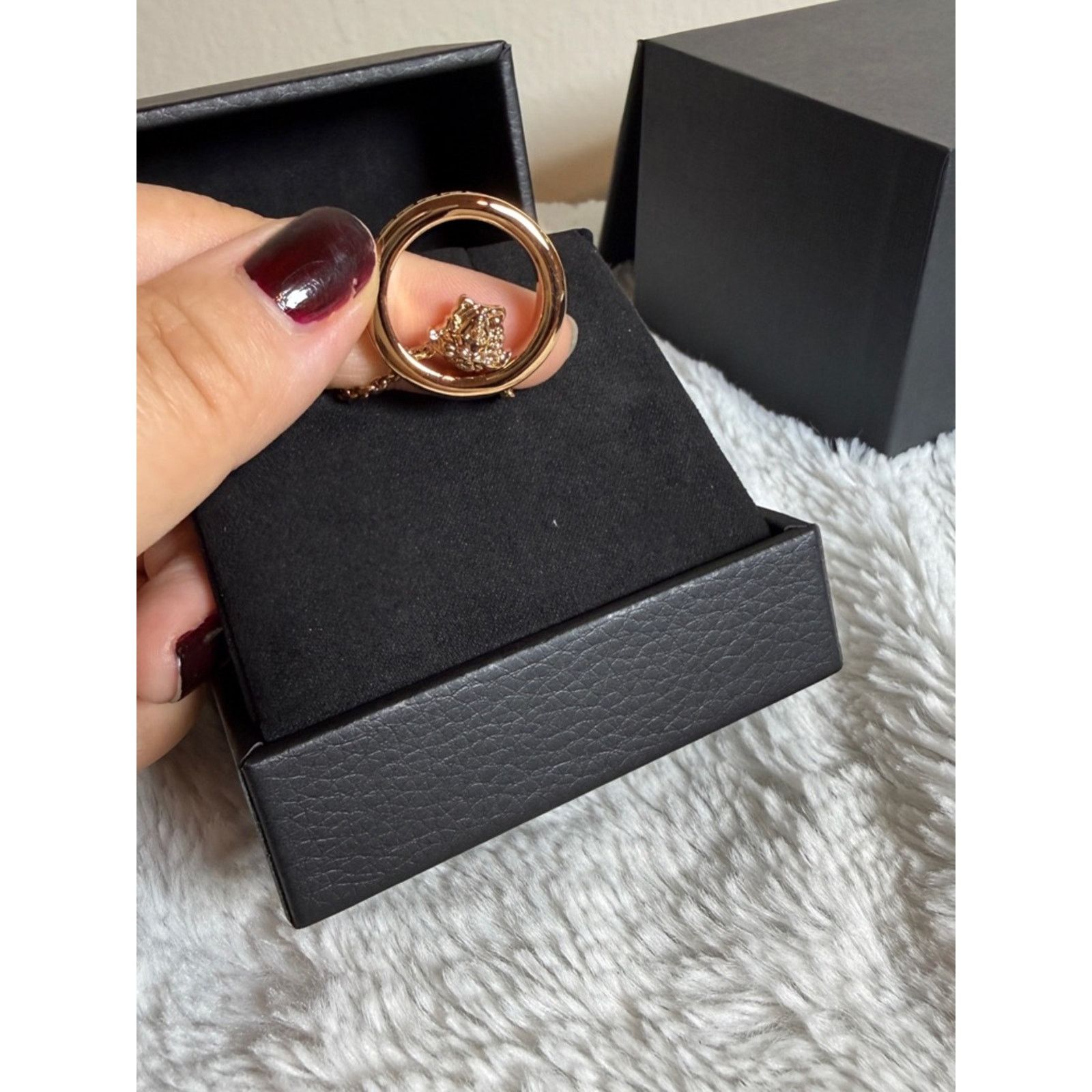 Versace Versace bronze Gold Crystal Medusa Circle Necklace Size ONE SIZE - 4 Thumbnail