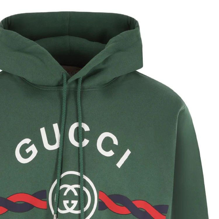 Gucci o1loc1c0925 Interlocking G Torchon Cotton Sweatshirt Hoodie Size US S / EU 44-46 / 1 - 2 Thumbnail