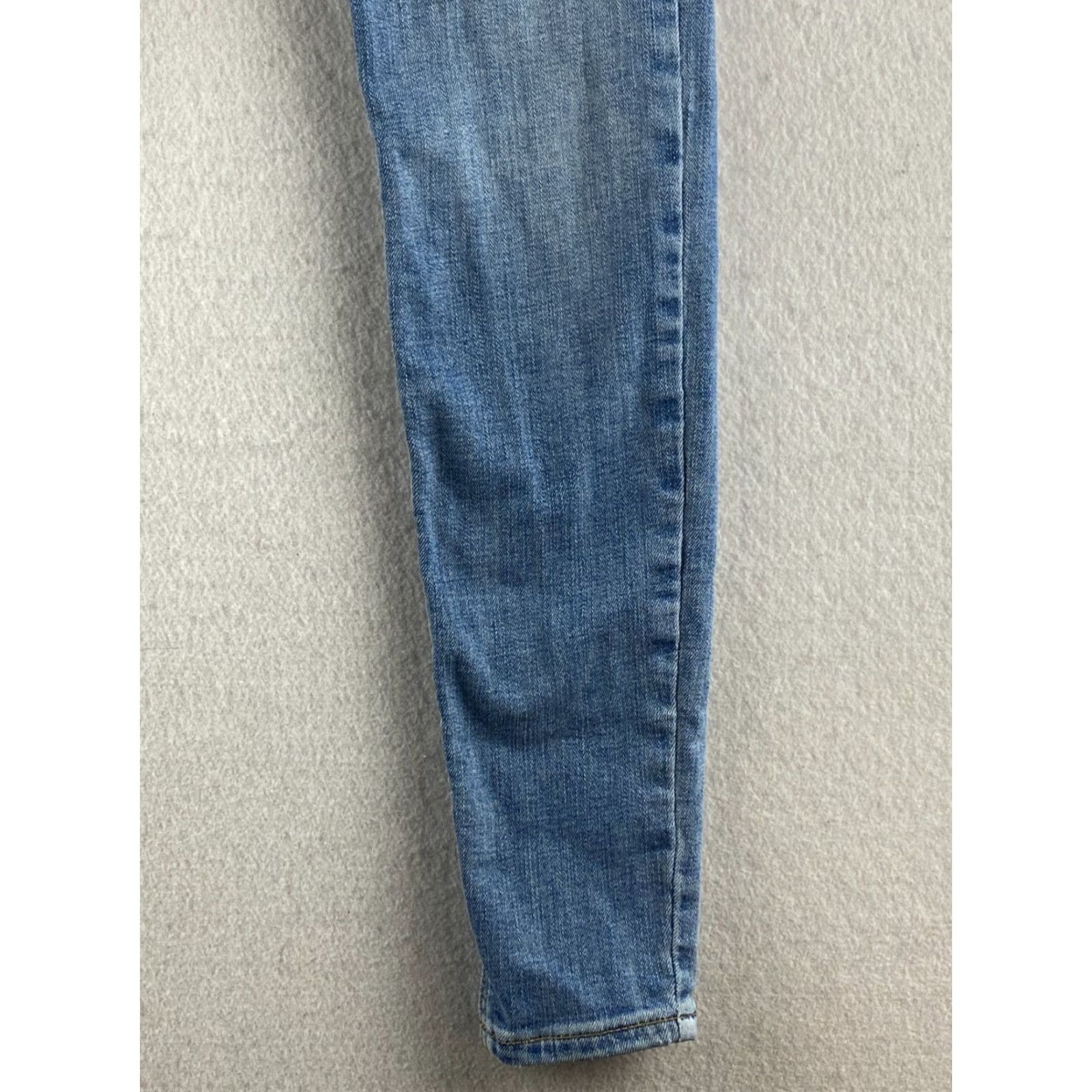 Old Navy Old Navy Rockstar Super Skinny Jeans Womens 00 Blue Stretch Denim Light Wash Size 24" / US 00 / IT 34 - 5 Thumbnail