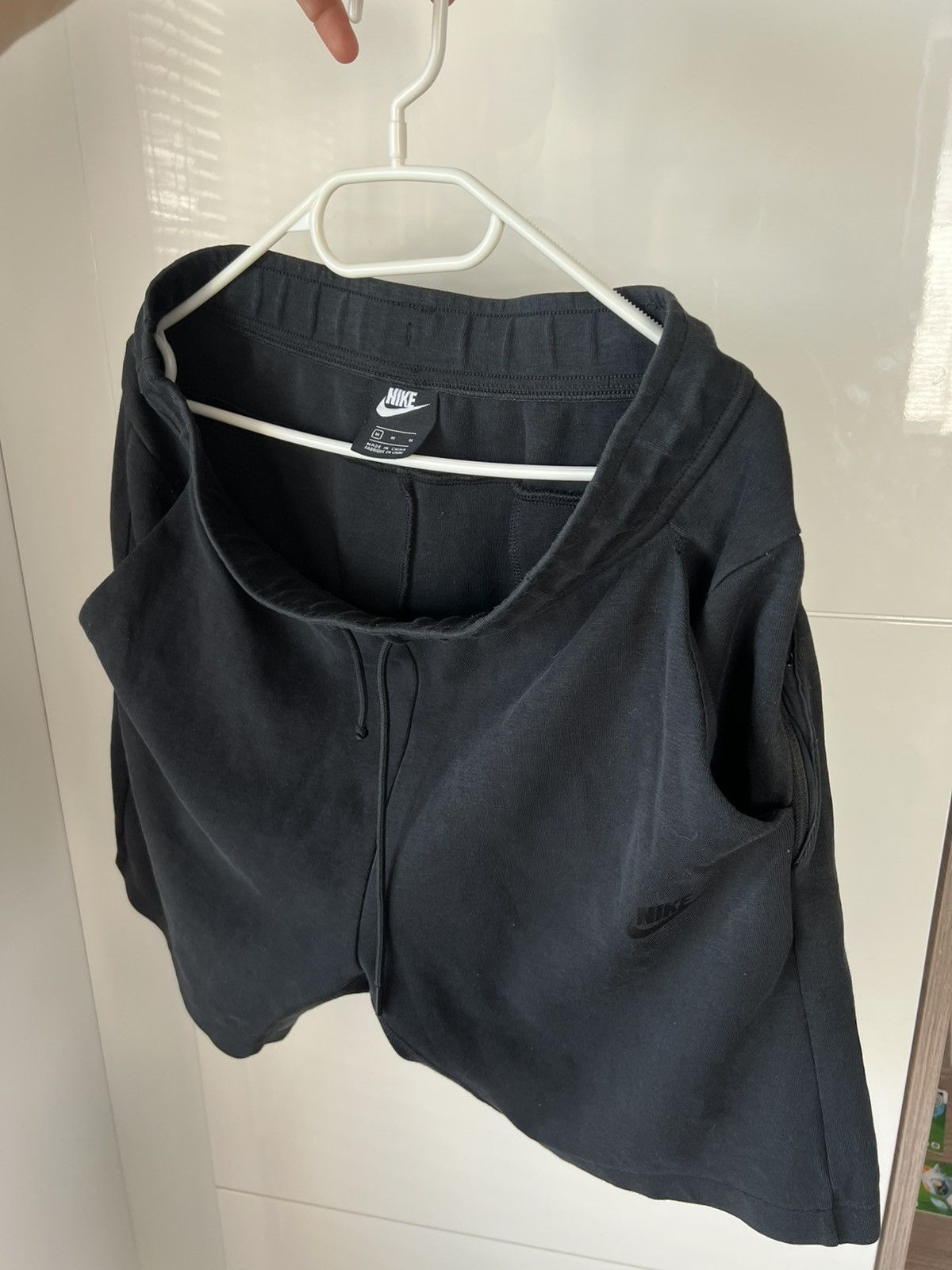 Nike Nike Tech Fleece Hype Drill Y2k Triple Black Swoosh Shorts Size US 32 / EU 48 - 5 Thumbnail