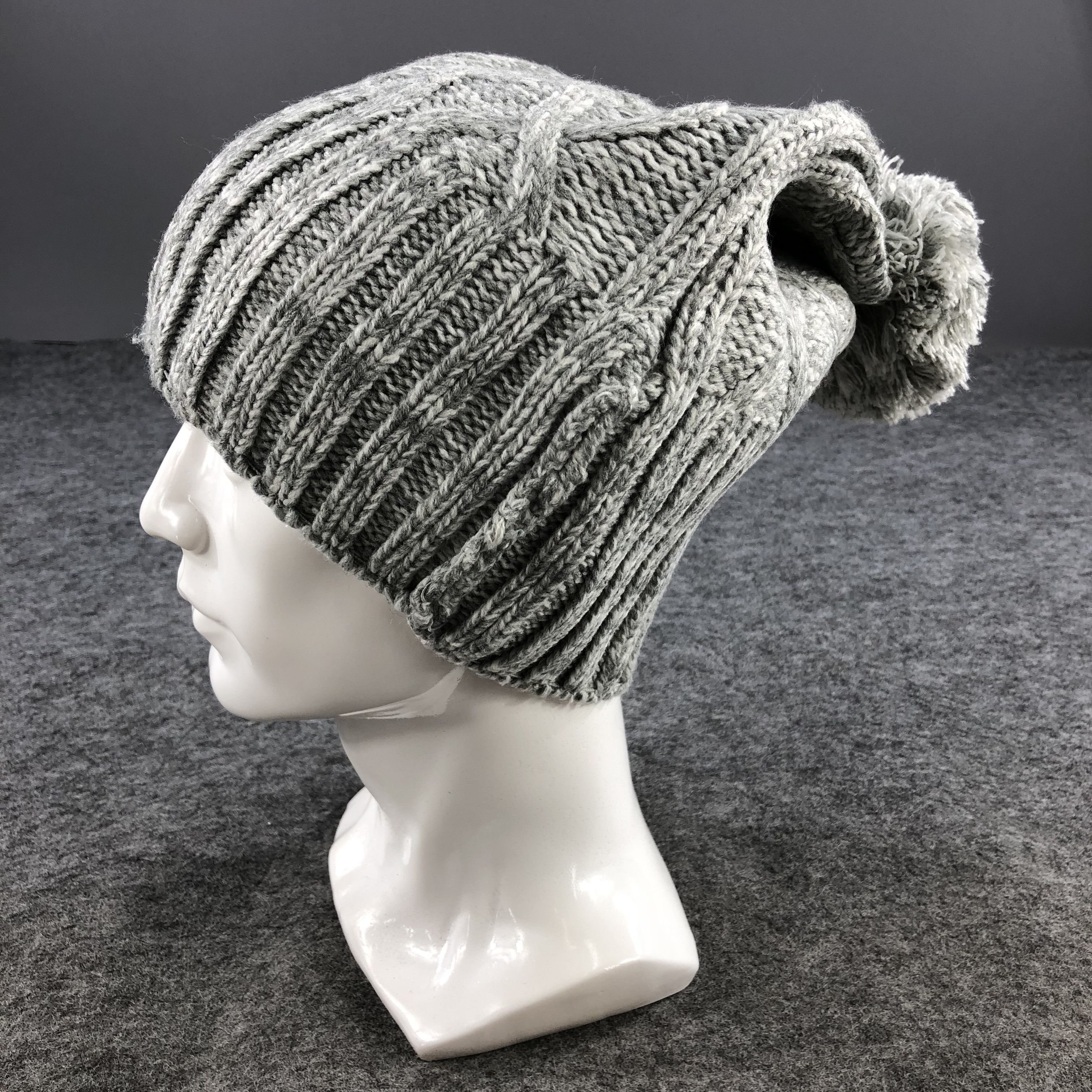 Japanese Brand Unknown Passage Mignon Cable Knit Bobble Beanie Snowcap B403 Size ONE SIZE - 2 Thumbnail