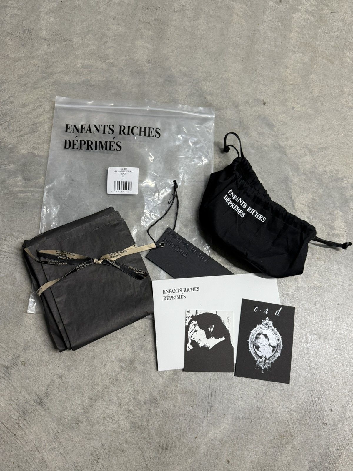 Enfants Riches Deprimes Enfants Riches Déprimés Lock Jaw Dome Stud Belt Size ONE SIZE - 10 Thumbnail