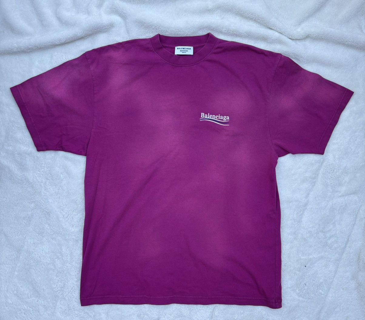 Balenciaga wave logo tee store
