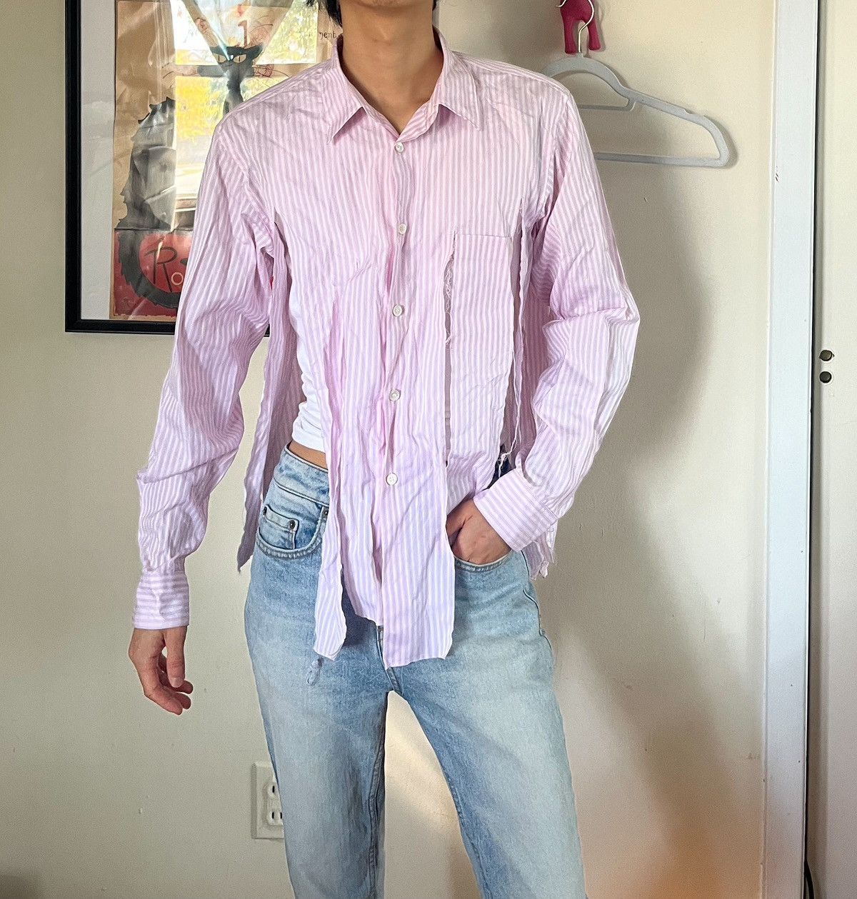 Comme des Garcons Homme Plus CDG HOMME PLUS BUTTON UP AVANT GARDE Size US XS / EU 42 / 0 - 1 Thumbnail