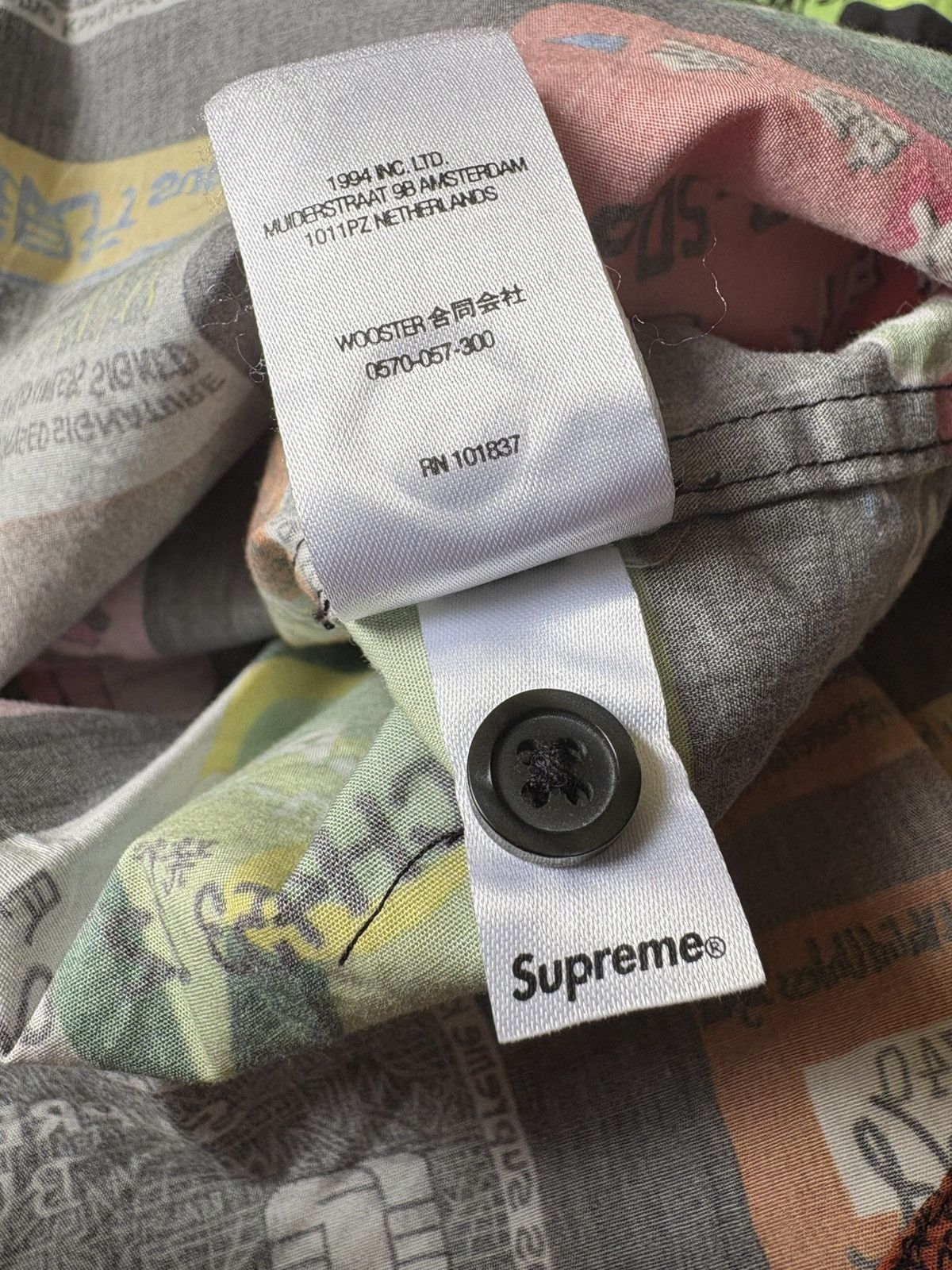 Supreme Supreme SS22 Credit Card Long Sleeve Button Up Size US M / EU 48-50 / 2 - 6 Thumbnail