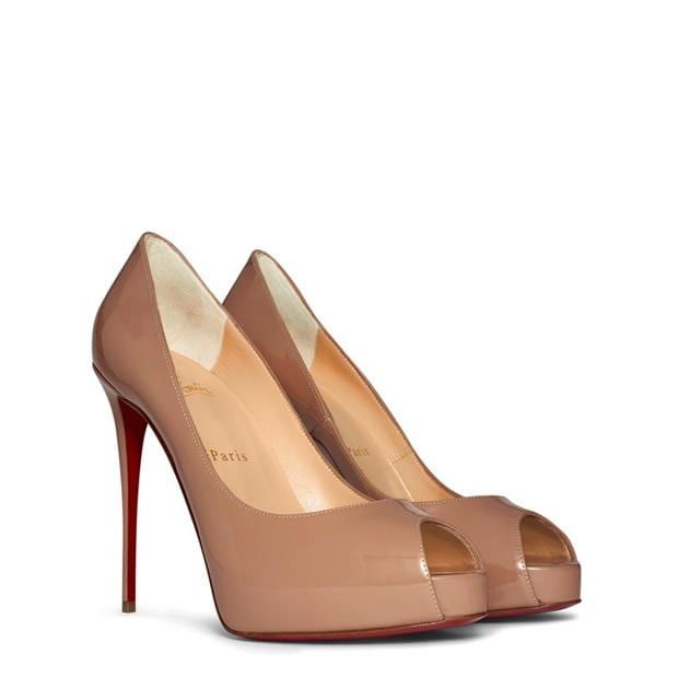 Christian Louboutin New Very Privé 120mm Open Toe Pumps Size US 10 / IT 40 - 4 Thumbnail