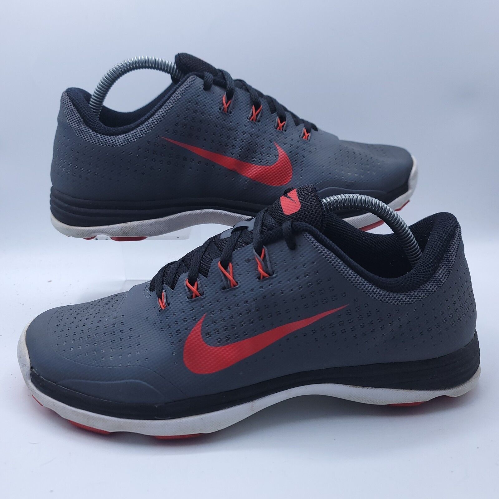 Nike Nike Lunarion Cypress Shoe Mens Size 10 652522-002 Gray Red Size US 10 / EU 43 - 5 Thumbnail