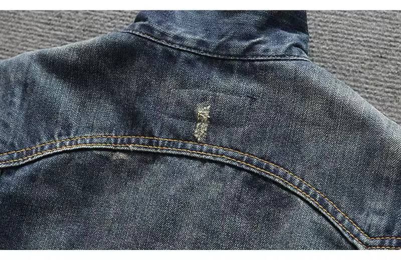 Vintage vintage denim jacket Size US XL / EU 56 / 4 - 4 Thumbnail