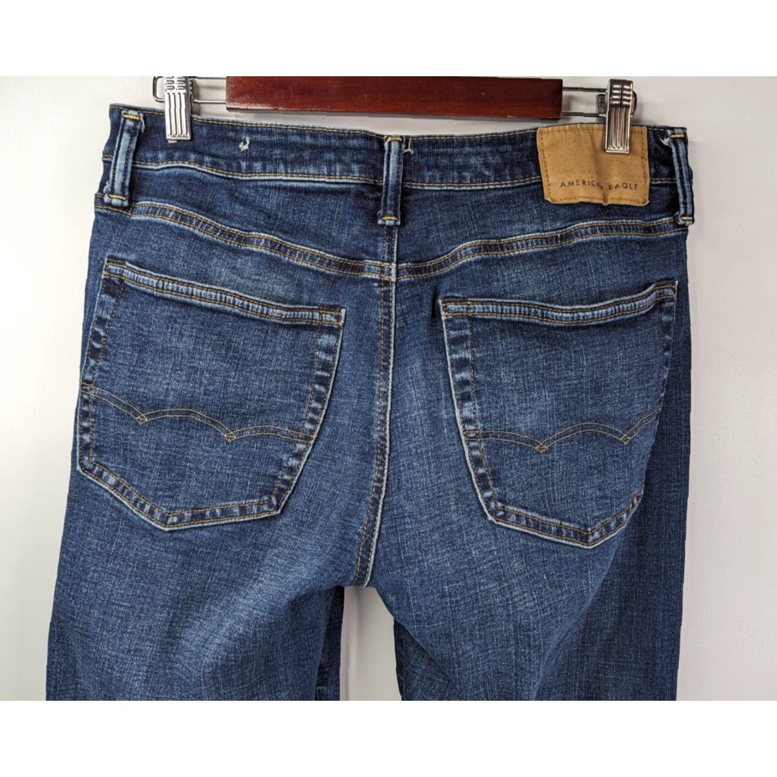 American Eagle Outfitters **American Eagle Relaxed Straight Jeans Mens 32X33 Blue Denim** User: American Eagle Relaxed Straight Jeans Mens 32X33 Blue Denim Size US 32 / EU 48 - 5 Thumbnail