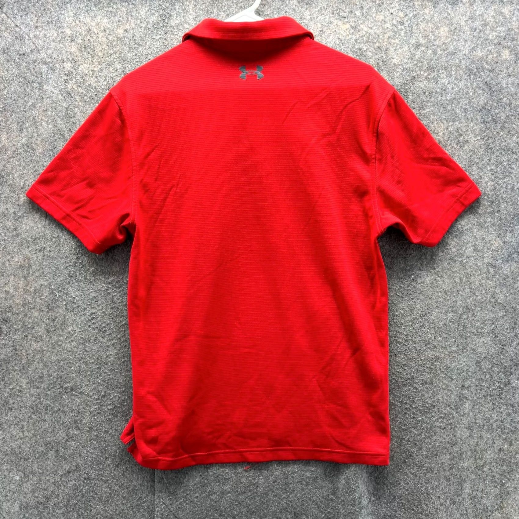 Under Armour Under Armour Polo Shirt Men Medium Adult Red Polyester Golf UA Stretch Shirt Regular Fit Short Sleeve Polo Size US M / EU 48-50 / 2 - 4 Thumbnail