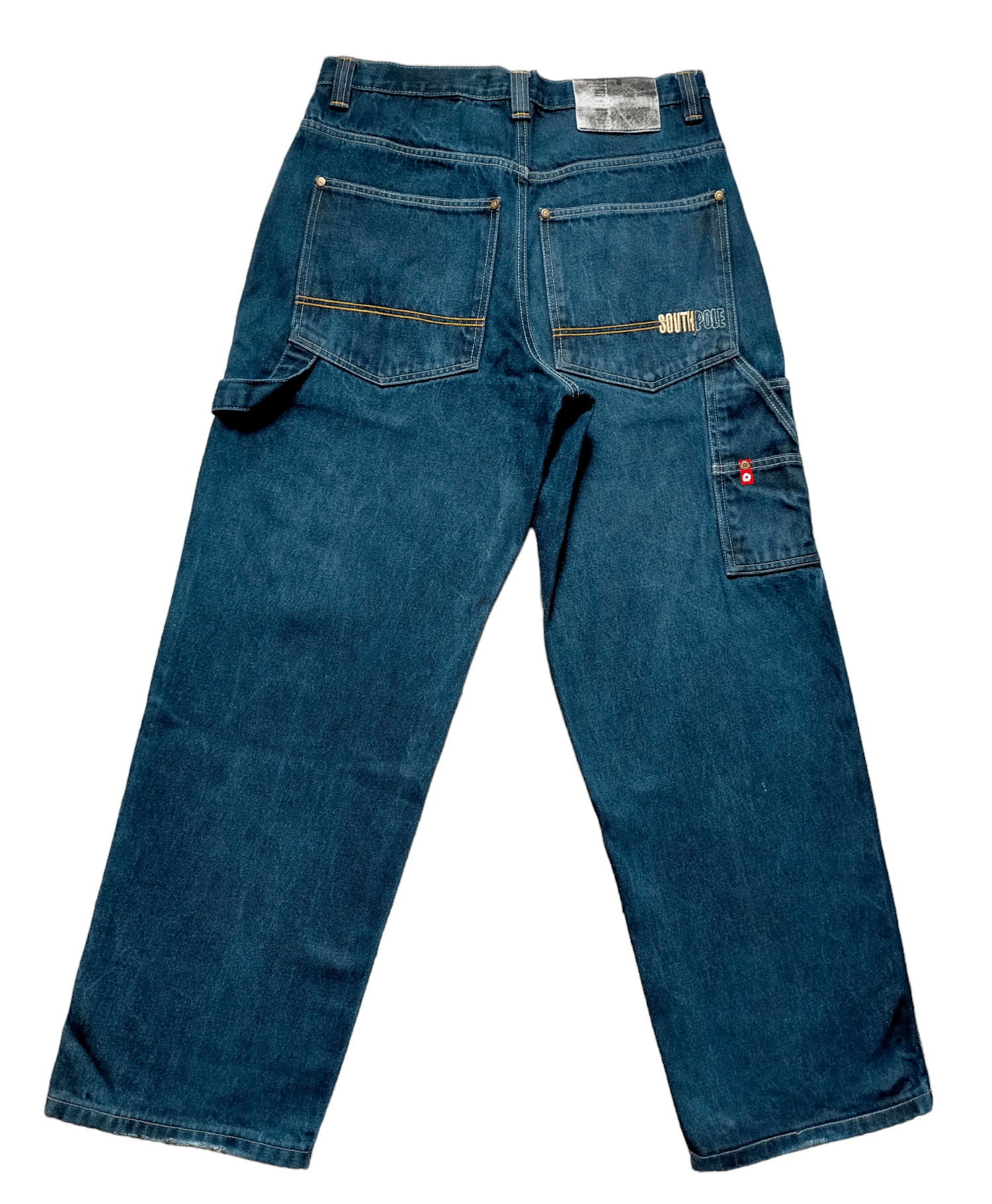JNCO × Southpole × Vintage Southpole Carpenter Embroiderey Baggy Jeans Size US 32 / EU 48 - 1 Thumbnail
