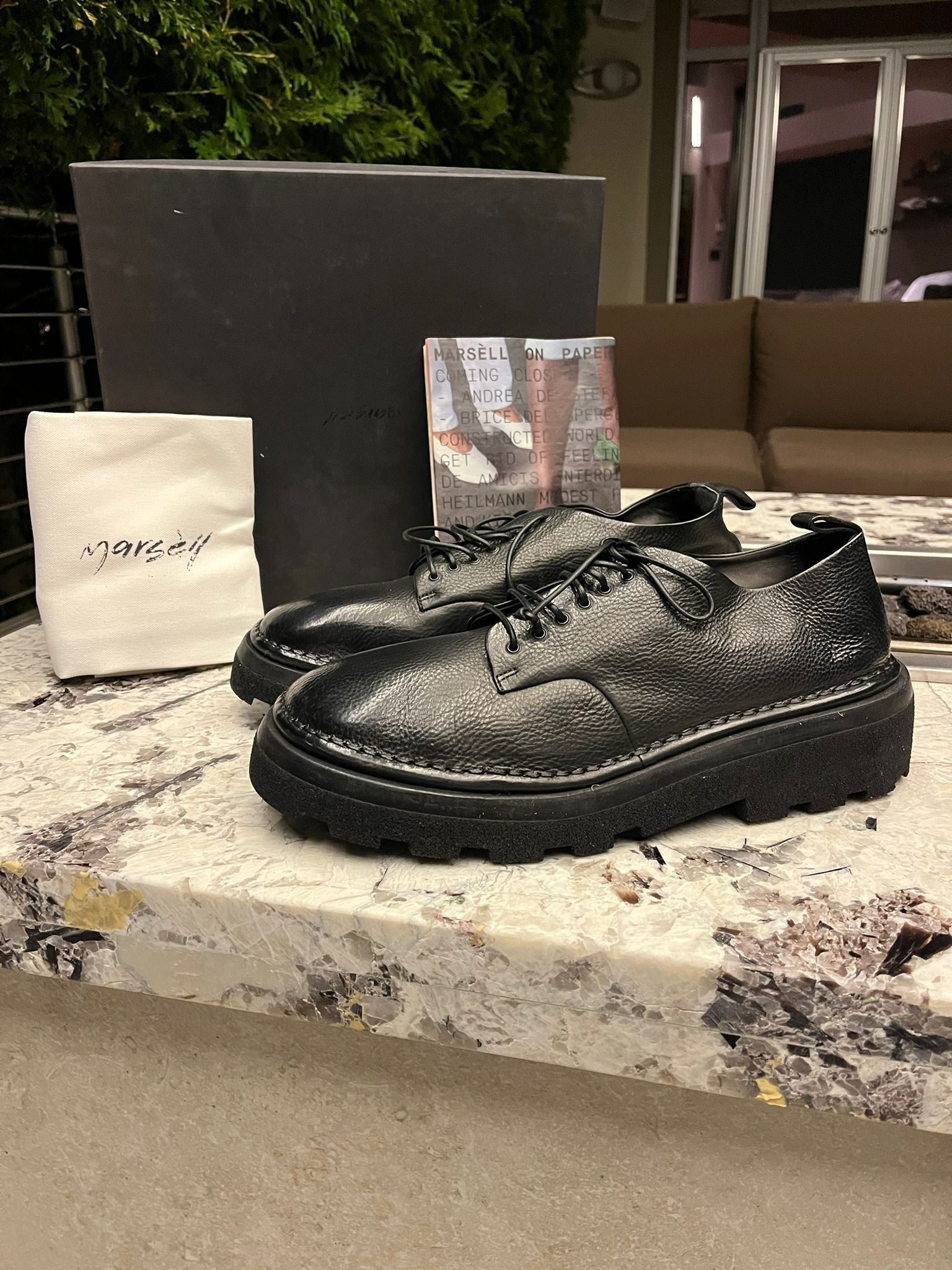 Marsell Dentolone Derby in Black | Grailed