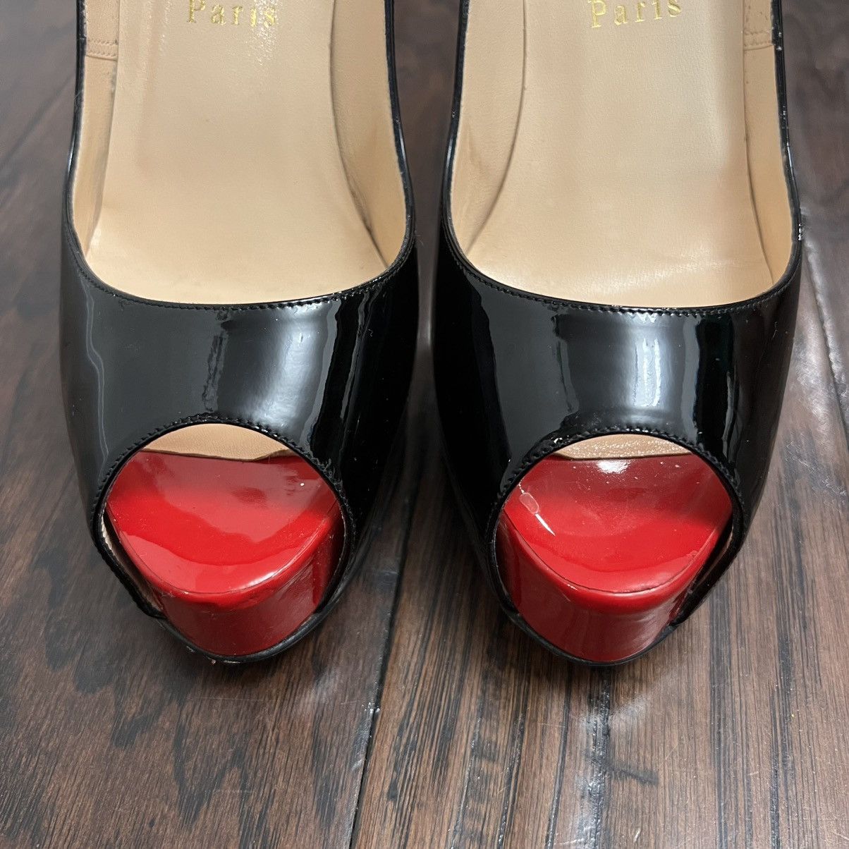 Christian Louboutin Authentic Christian Louboutin New Very Prive 120 Black Size US 7 / IT 37 - 2 Thumbnail