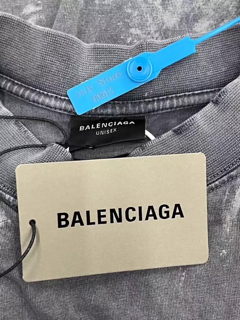 Balenciaga Balenciaga Ink-splashing paint short sleeve T-shirt Size US L / EU 52-54 / 3 - 4 Thumbnail