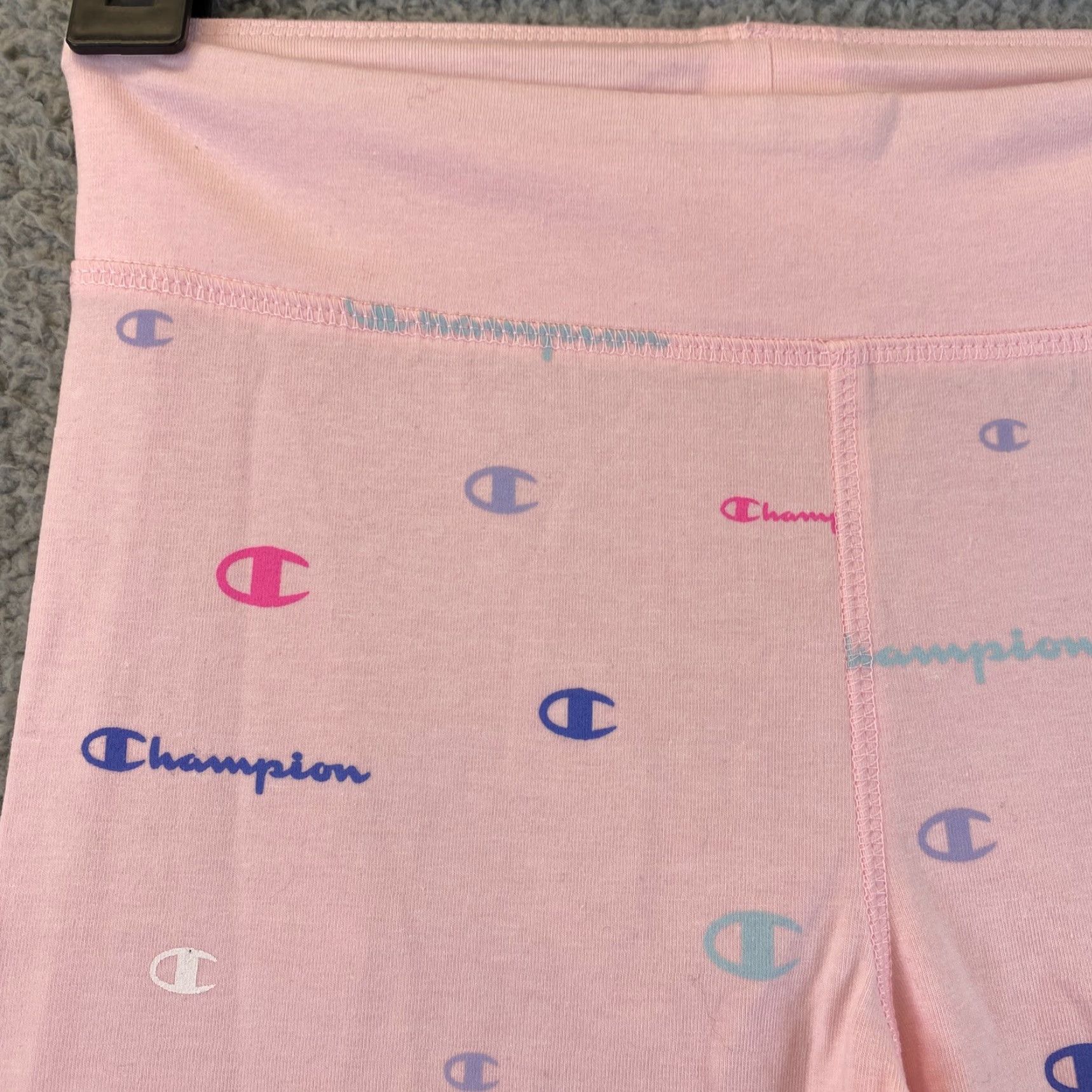 Champion Champion Girls Heritage Active Tech Leggings Pink Candy M Size 32" / US 10 / IT 46 - 4 Thumbnail